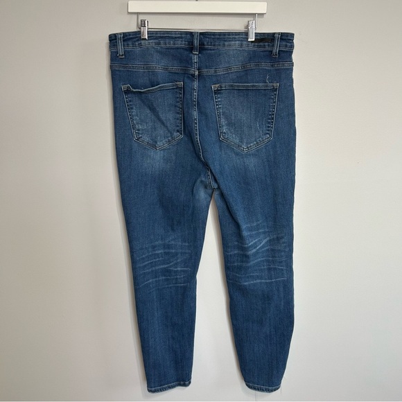 Risen Denim Los Angeles Blue Women's Skinny Cropped Jeans Women’s Size 2XL - Picture 4 of 6